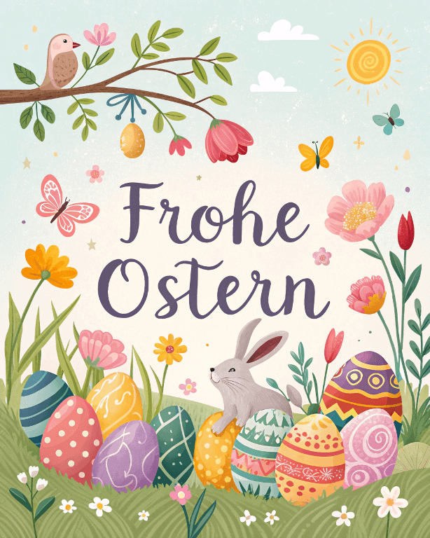 05 Frohe Ostern Karte